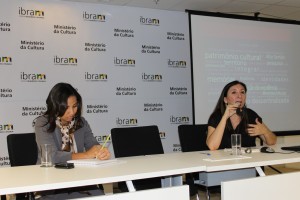 Luciana Palmeira e Manuelina Duarte debateram com participantes.