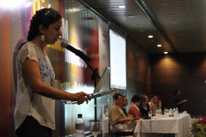 PNEM: Rafaela Gueiros, da equipe do Ibram, fez a leitura da Carta de Belém