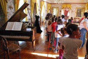 Atividade no Museu Casa da Hera/Ibram, em Vassouras (RJ), durante a 12ª Semana de Museus