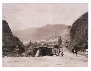 Caminho da Estação, 1882. Acervo: Arquivo Municipal de Ouro Preto.
