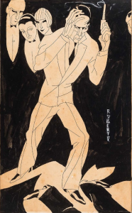  “A mulher de todo mundo” (1927), ilustração que integra a mostra 