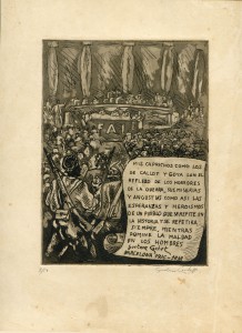 Meus caprichos como os de Callot e os de Goya (Água-forte 196X145-cm; 1936-38)