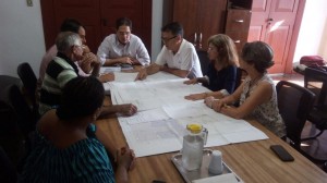 Marcelo Araujo discutiu com equipe do MCHA o projeto de restauro e reconfiguração previsto para o museu, além de estratégias locais para a área da educação museal.