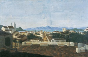 Victor Meirelles - Vista do Desterro, atual Florianópolis, circa 1847 - óleo sobre tela - 71,7 x 119,2 cm Divulgação: Museu Victor Meirelles/Ibram