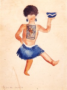 Tipo de índio, circa 1920, DI CAVALCANTI